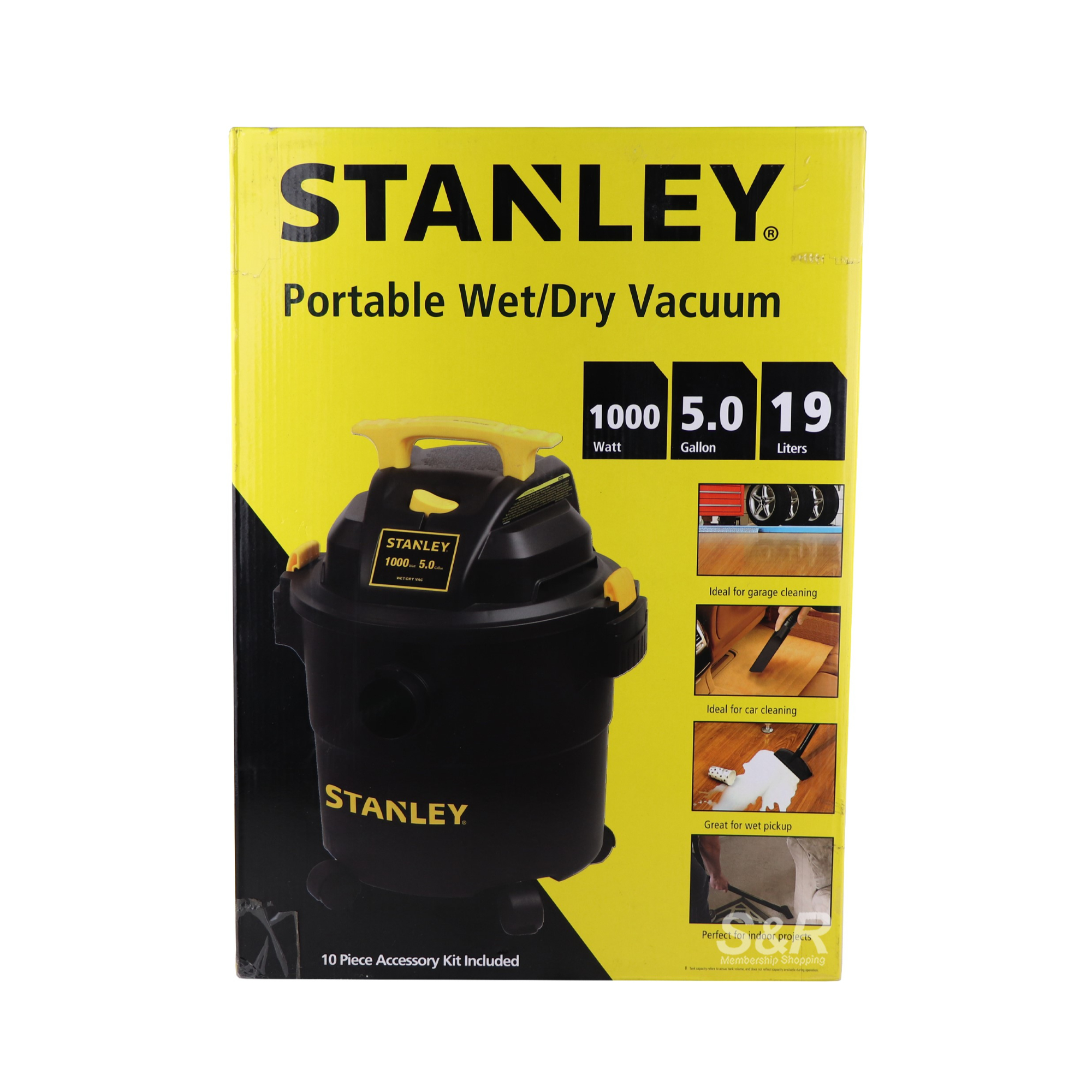Stanley 5 Gallon Portable Wet/Dry Vacuum SL18115P
